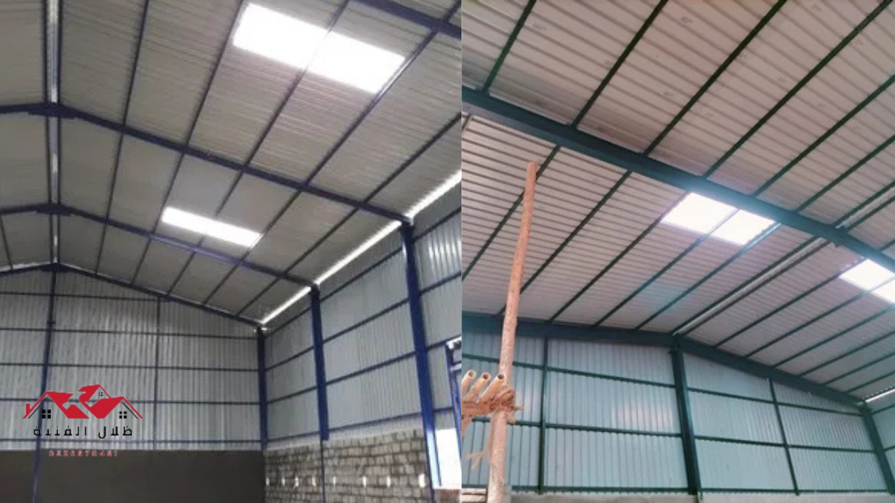 تركيب ألواح ساندوتش بانل في مشروع بمدينة الرياض