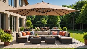 مظلات قماش أكريليك كهربائية